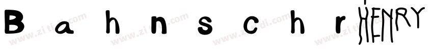 BahnschriftS SemiCon字体转换